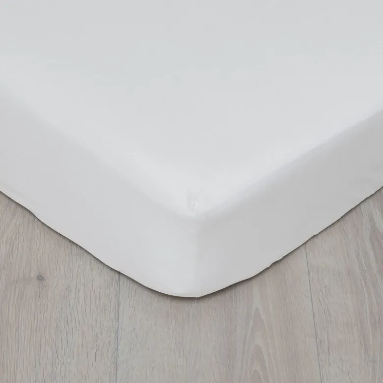 Formsydd laken 90x200 cm hvit