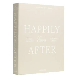 Fotoalbum Happily Ever After bryllupsalbum beige