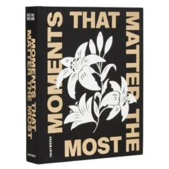 Fotoalbum moments that matters the most svart