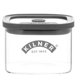 Fresh S oppbevaringskrukke 0,5L glass/grå