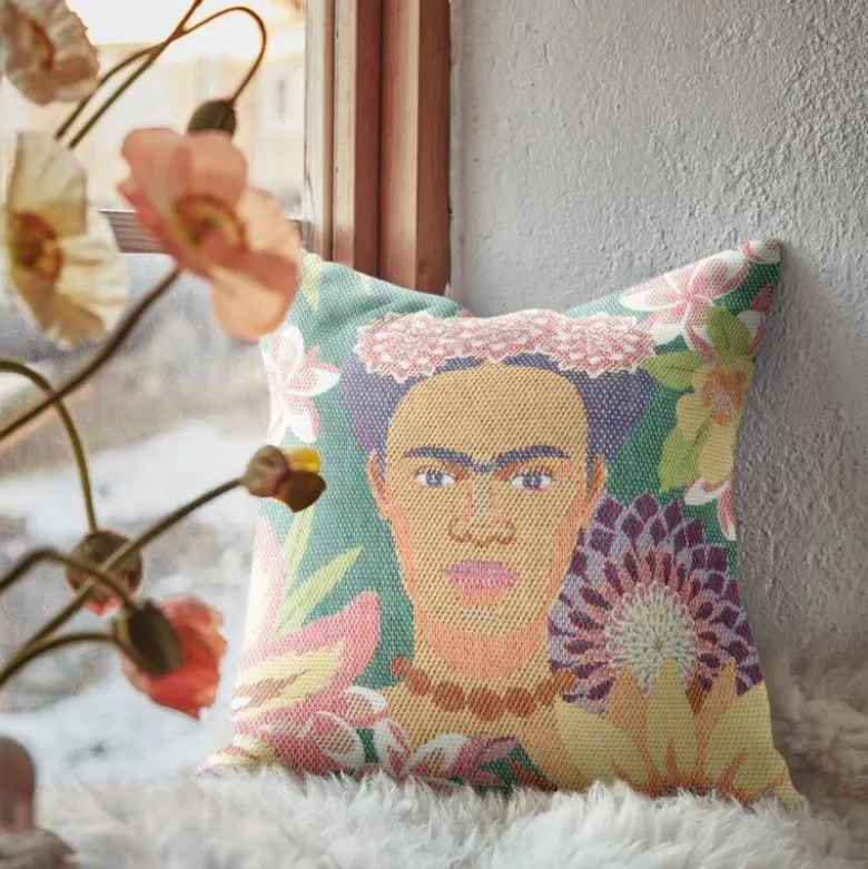 Frida Kahlo Flores putetrekk 40x40 cm
