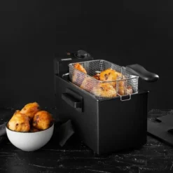 Frityrkoker 182727 3L 2000W svart rustfritt stål