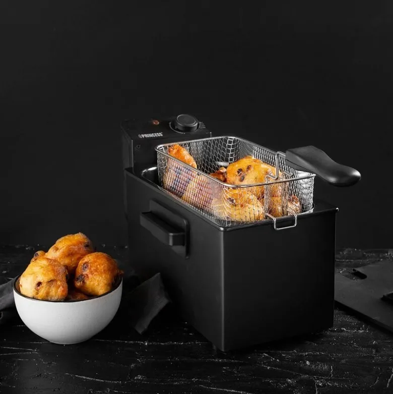 Frityrkoker 182727 3L 2000W svart rustfritt stål