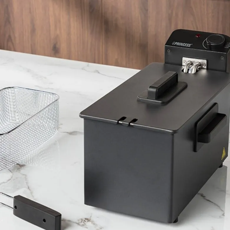 Frityrkoker 182727 3L 2000W svart rustfritt stål