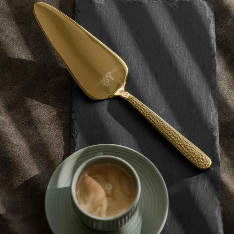 Frost kakespade 24 cm messing