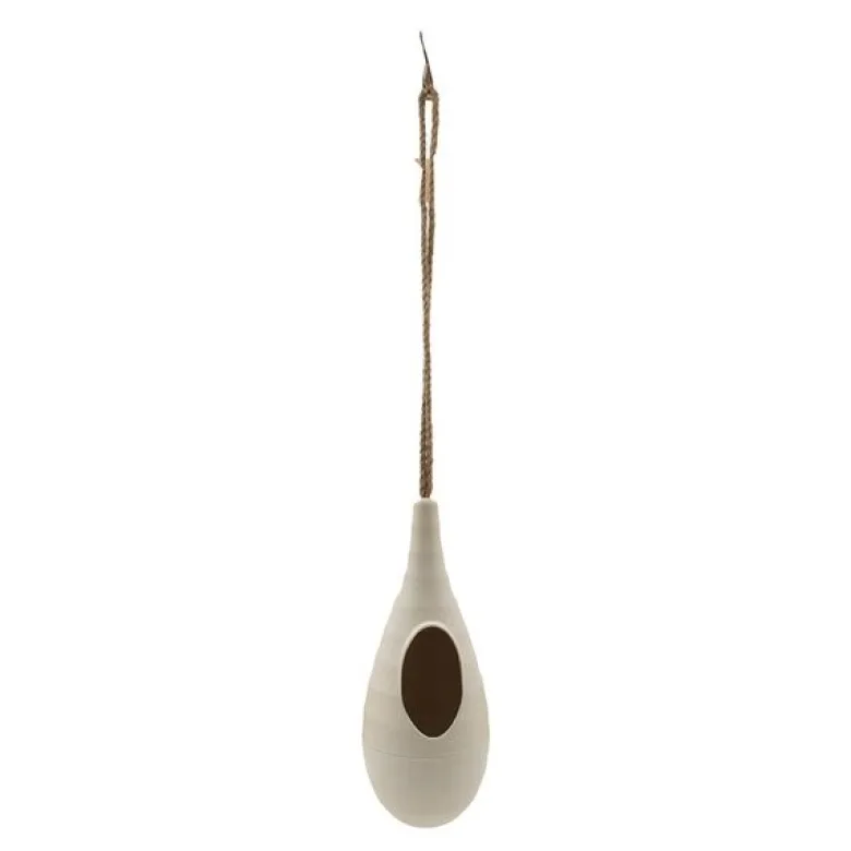 Fuglemater 25 cm off-white