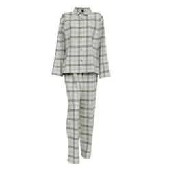 Gabriel flanell pyjamas dame str M dempet grønn