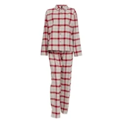 Gabriel flanell pyjamas dame str L rød