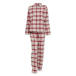 Gabriel flanell pyjamas dame str M rød