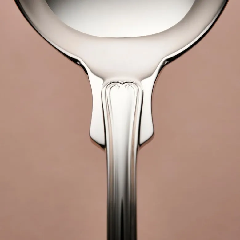 Gammal Fransk dessertskje 18,3 cm 830