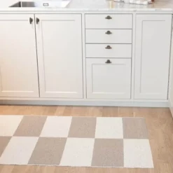 Gangteppe Square 250x70 cm beige/hvit
