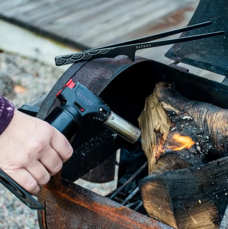 Gassbrenner Flame King svart