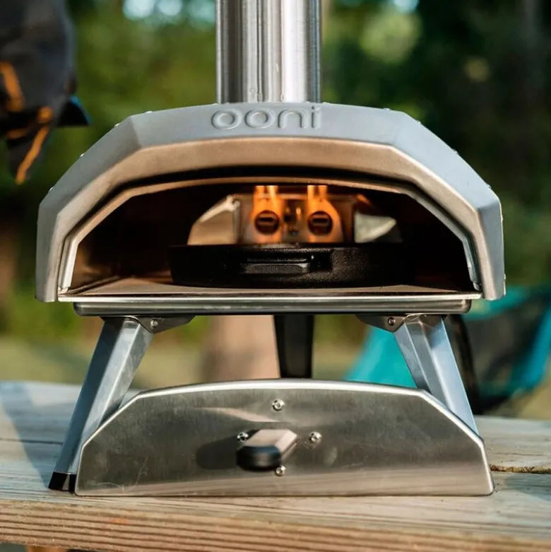 Gassbrenner til pizzaovn stål