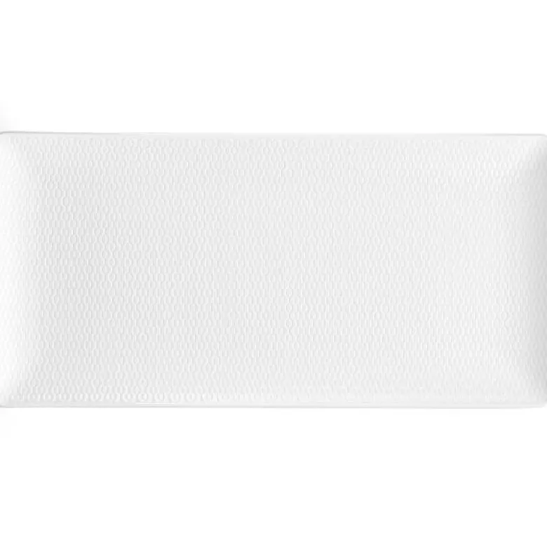 Gio rektangulært serveringsfat 32 cm hvit