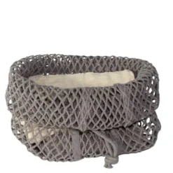 Gjenbrukbar nettpose stor 40x30 cm clay