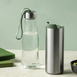 Glassdrikkeflaske 0,5L cactus green