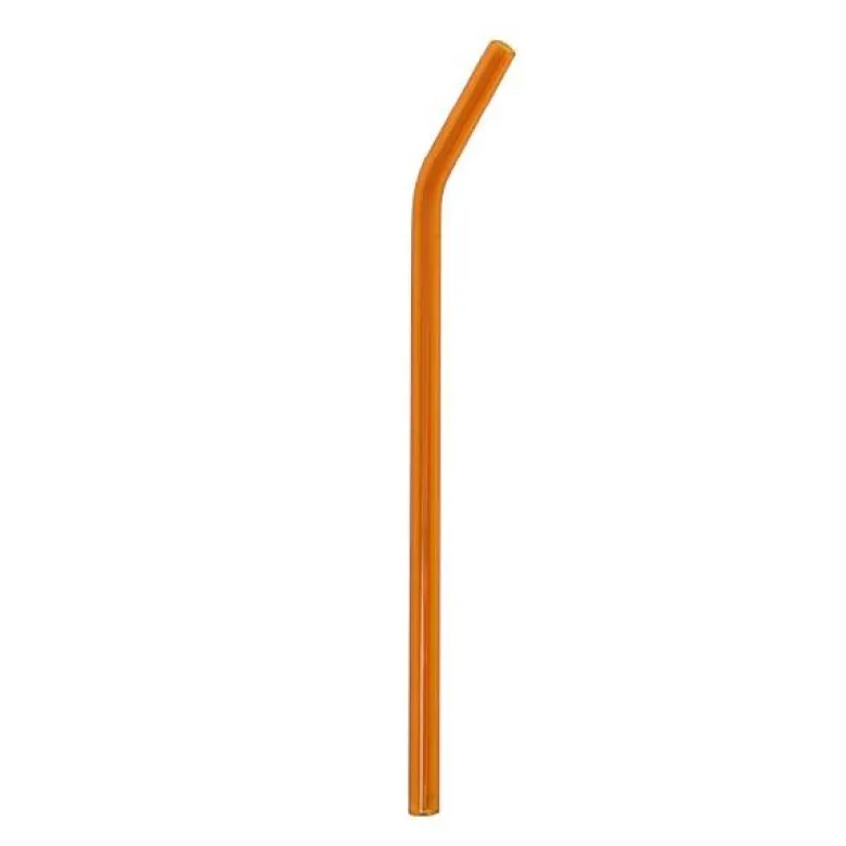 Glasspipe sugerør turmeric