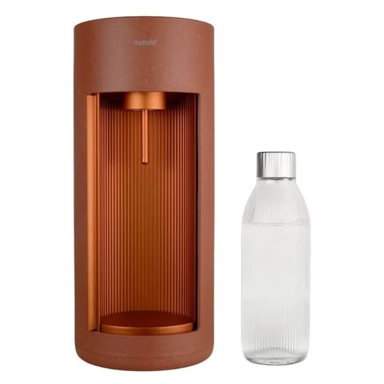 Glassy kullsyremaskin uten sylinder terracotta