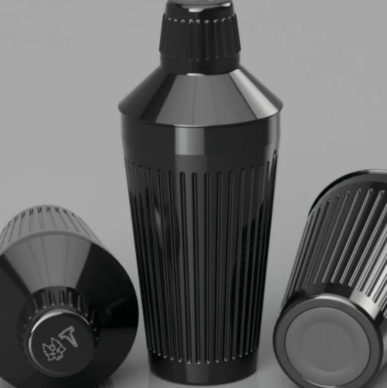 Glima barsett 3 deler 750 ml svart