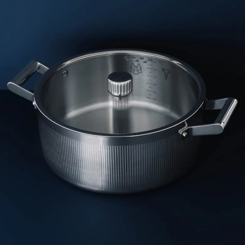 Glima gryte 7L stål