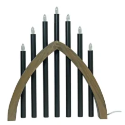 Gotland adventsstake 45 cm gråbeis/svart