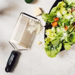 Gourmet Dual Blade rivjern dobbel fin/grov svart