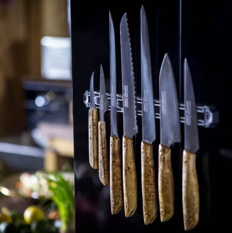 Gourmet knivsett 8 deler tre