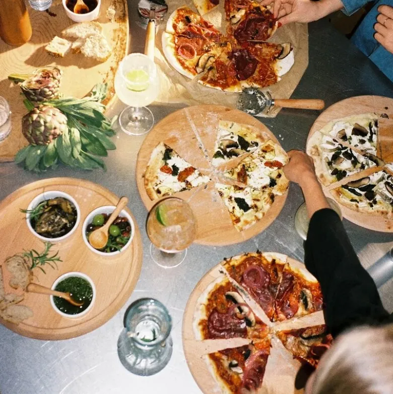 Grand Cru pizzabrett 35 cm og skjærer