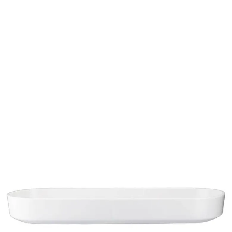 Grand Cru serveringsfat oval 34x12 cm hvit