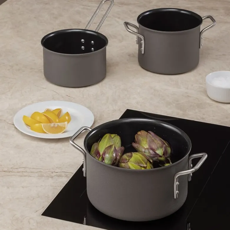 Grey Line grytesett 3 stk 1,8/2,5/3,8L keramisk Slip-Let