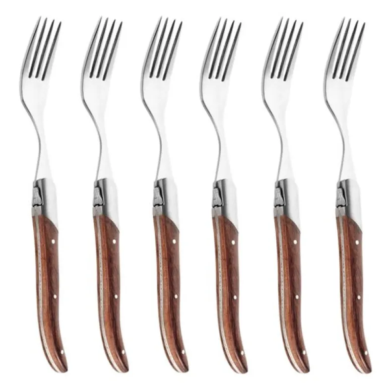 Grillgaffel 10,5 cm 6 stk rose