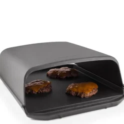 Grillkuppel støpejern 39 cm svart