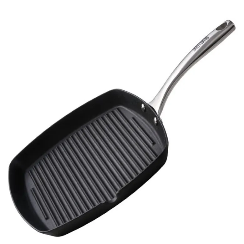 Grillpanne i støpejern 28 cm