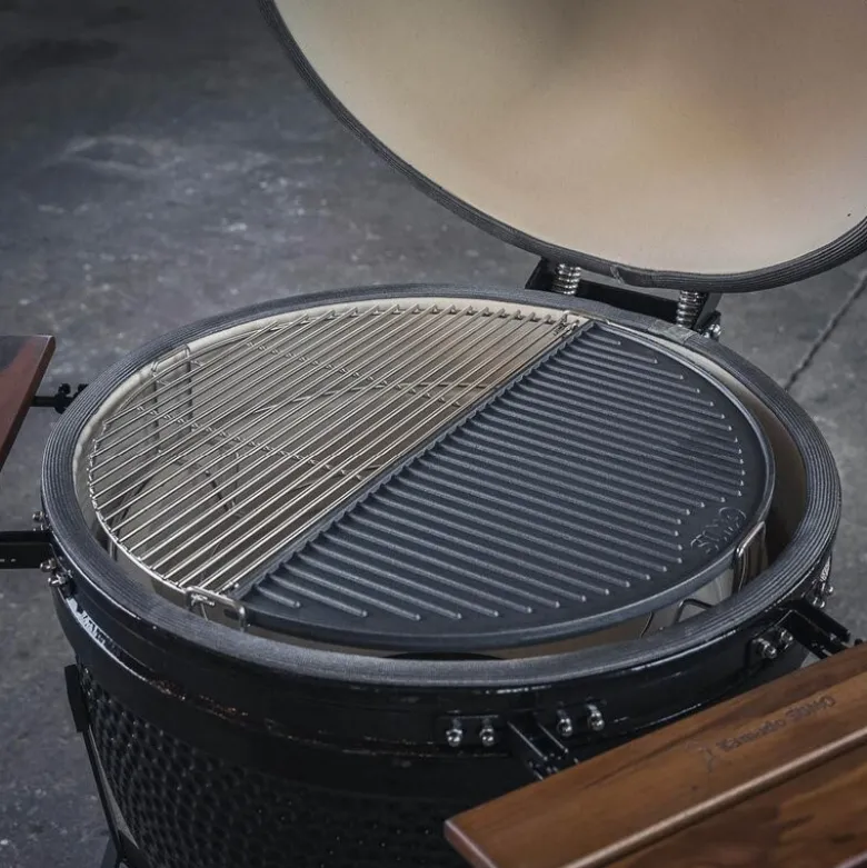 Grillplate halvmåne støpejern til Midi 21 & Large