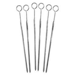 Grillspyd 33 cm 6 stk stål