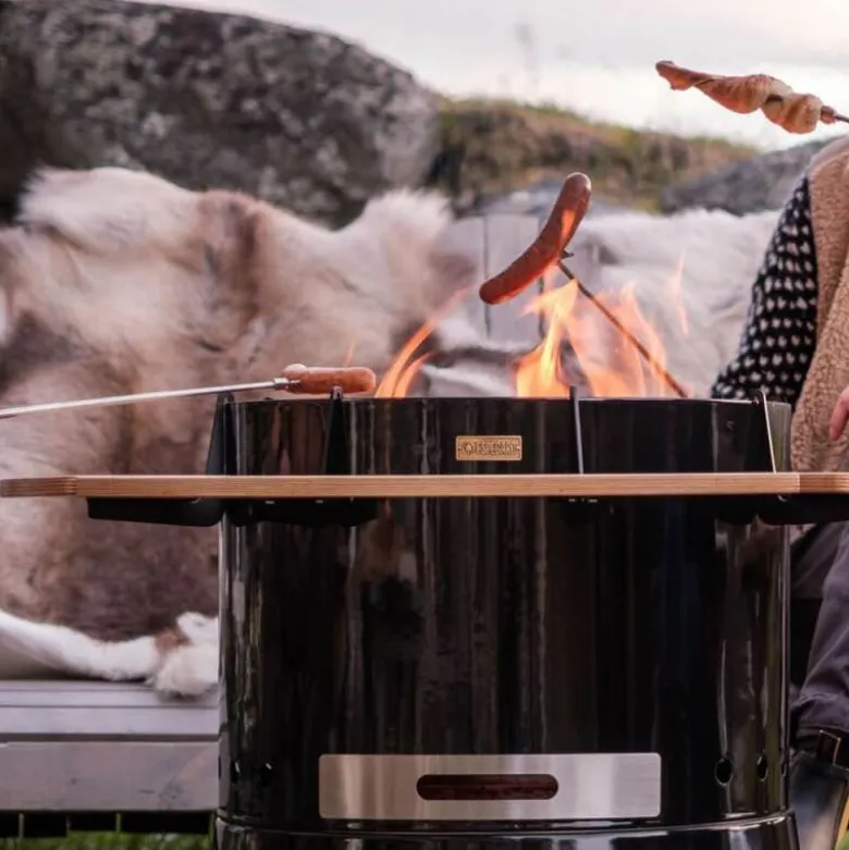 Grillspyd teleskop med etui