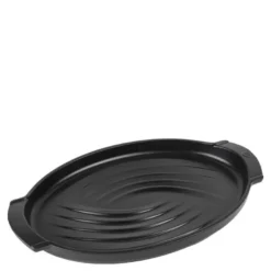 Grill2Table oval grillplate 41 cm svart
