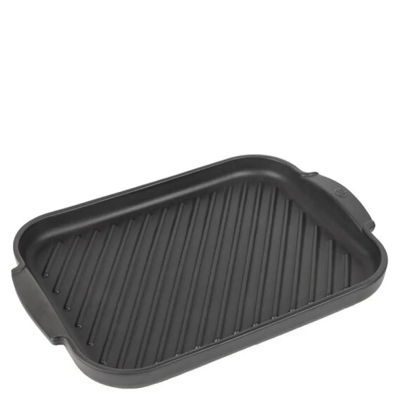 Grill2Table rillet grillplate 38x26 cm svart
