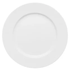 Groovy tallerken 22 cm hvitt porselen