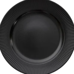 Groovy tallerken 27 cm steintøy svart