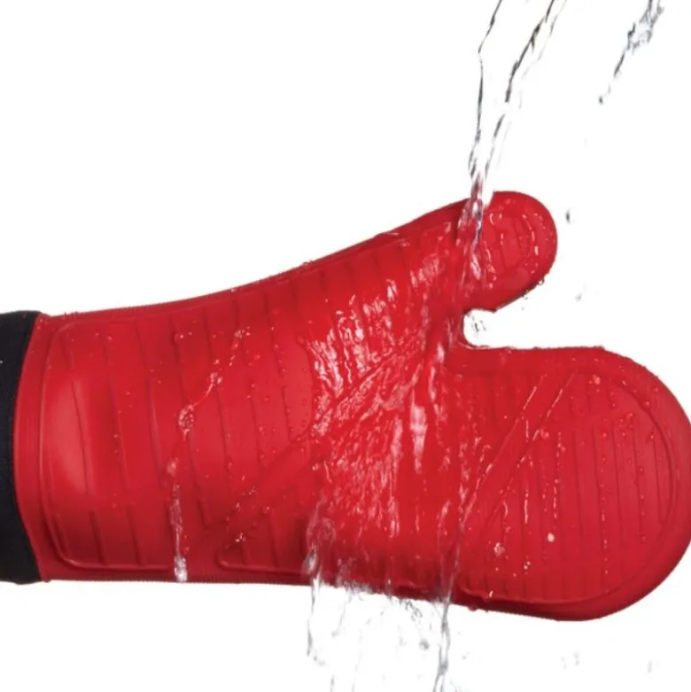 Grytevott silikon 37 cm rød