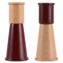 Gurken salt- og pepperkvern 15 cm 2 stk mørk rød/brun