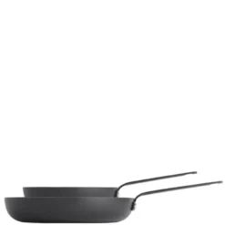 Gusto stekepannesett 2 deler 20+28 cm svart aluminium