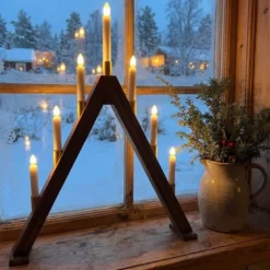 Halland adventsstake 59 cm gråbeis