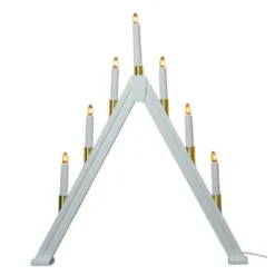 Halland adventsstake 59 cm hvit