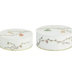 Hammershøi Christmas kakeboks Ø20/22 cm 2 stk