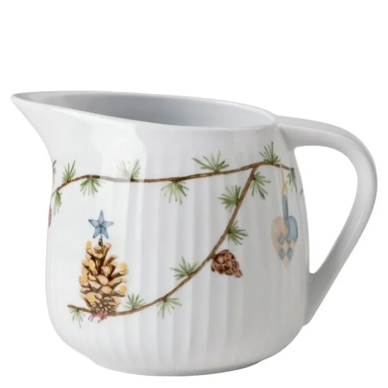 Hammershøi Christmas sausekanne 66 cl hvit m/dekor