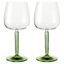 Hammershøi rødvinsglass 49 cl 2 stk grønn