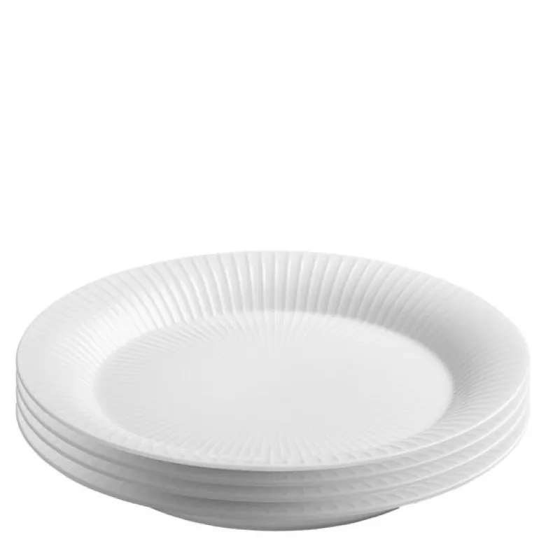 Hammershøi tallerken 27 cm 4 stk hvit