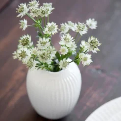 Hammershøi vase 10 cm hvit